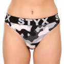 Tanga mujer Styx arte deportes goma camuflaje (IT1457)