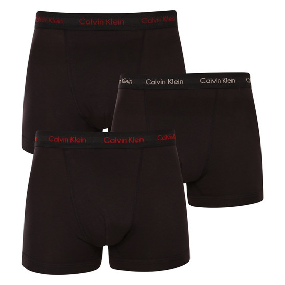 3PACK Boxers para hombre Calvin Klein negro (NB3056A-6G6)