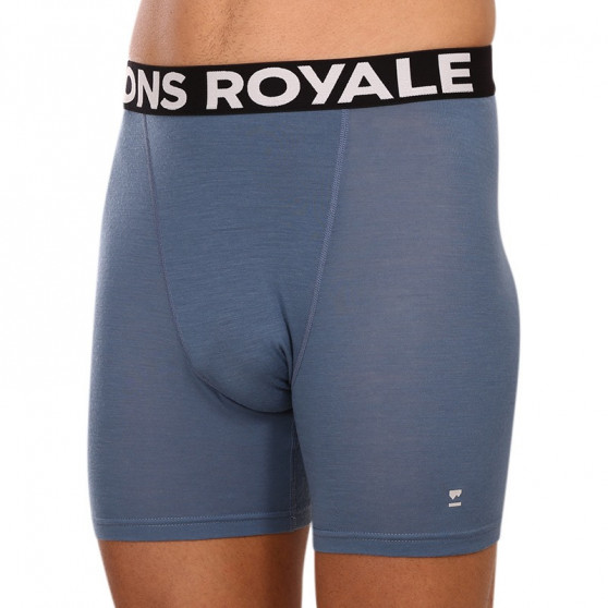 Boxers para hombre Mons Royale merino azul (100088-1169-376)