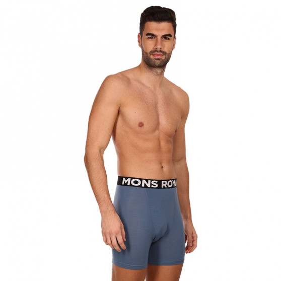 Boxers para hombre Mons Royale merino azul (100088-1169-376)