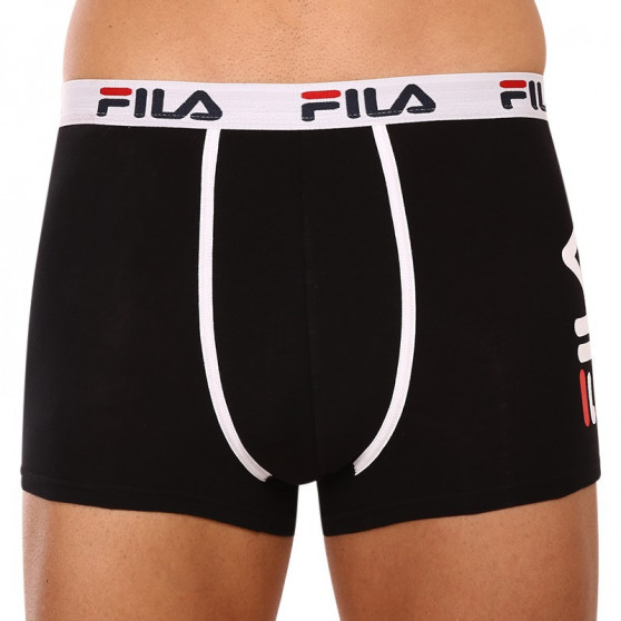 2PACK Boxers para hombre Fila negro (FU5040/2-200)