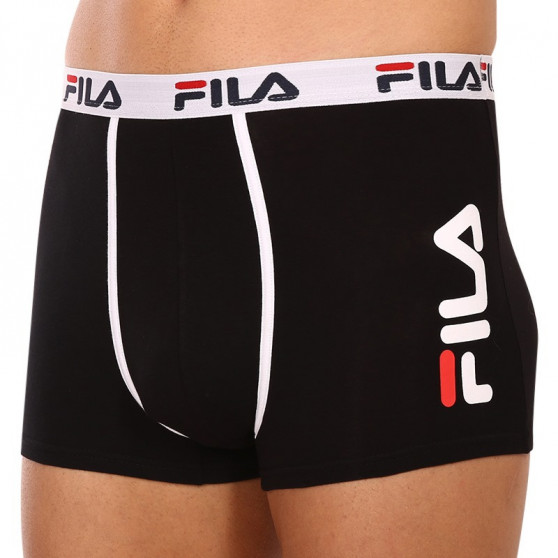 2PACK Boxers para hombre Fila negro (FU5040/2-200)