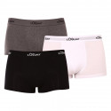 3PACK Boxers para hombre S.Oliver multicolor (JH-34H-83013768)