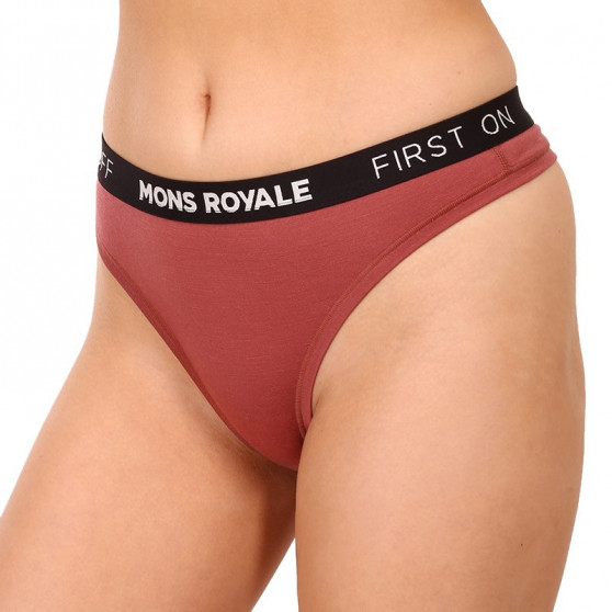 Tanga de mujer Mons Royale merino rosa (100311-1015-240)