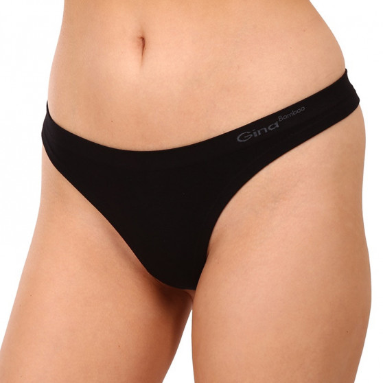 Tanga de mujer Gina bamboo negro (05014-MxC)