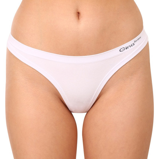 Tanga de mujer Gina bamboo white (05014-MxB)