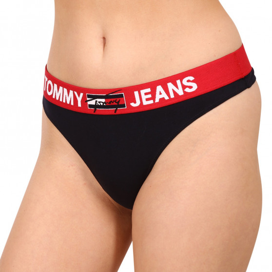 Tanga de mujer Tommy Hilfiger azul oscuro (UW0UW02823 DW5)