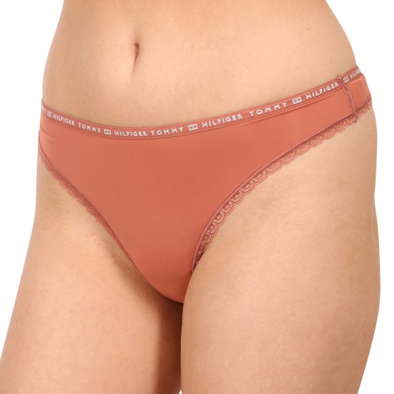 3PACK tanga de mujer Tommy Hilfiger multicolor (UW0UW02824 0TG)