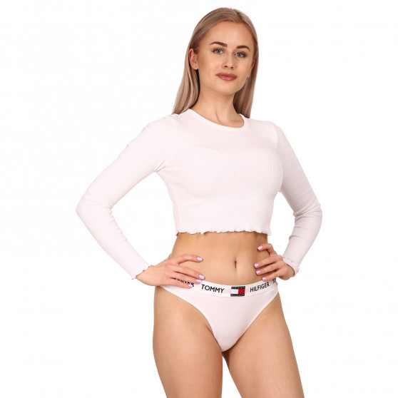 Tanga de mujer Tommy Hilfiger blanco (UW0UW02198 YCD)