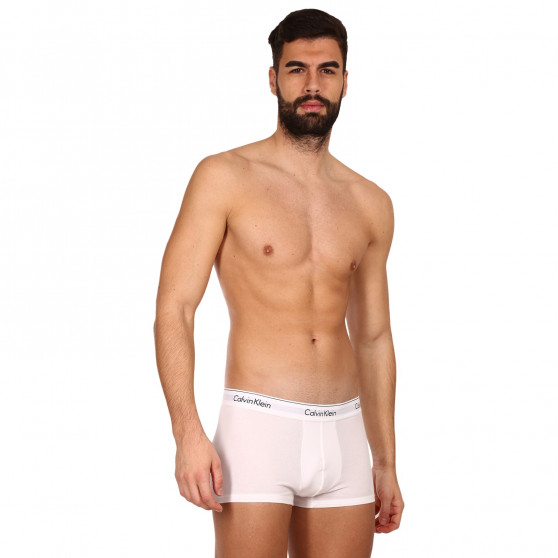 3PACK Boxers para hombre Calvin Klein blanco (NB2380A-100)