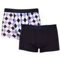 2PACK Boxers para hombre Molvy multicolor (MP-1069-BEU)