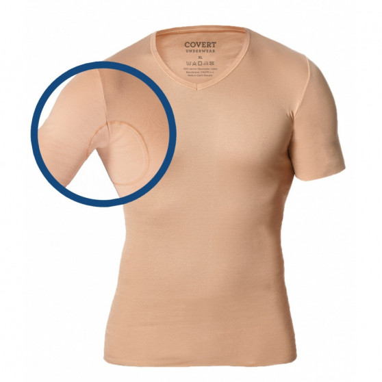 Camiseta invisible para hombre Covert beige (145685-410)