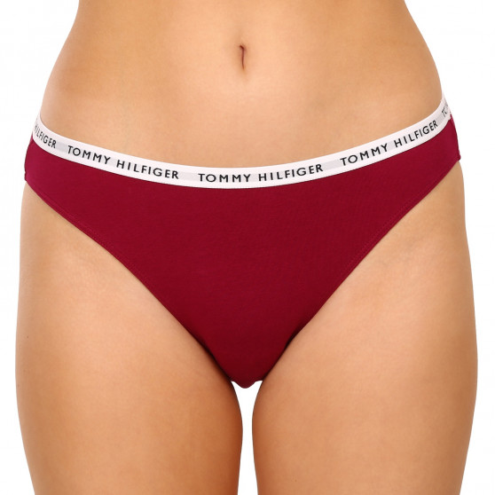 3PACK bragas de mujer Tommy Hilfiger multicolor (UW0UW02828 0XH)