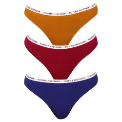 3PACK tanga de mujer Tommy Hilfiger multicolor (UW0UW02829 0XH)