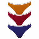 3PACK tanga de mujer Tommy Hilfiger multicolor (UW0UW02829 0XH)