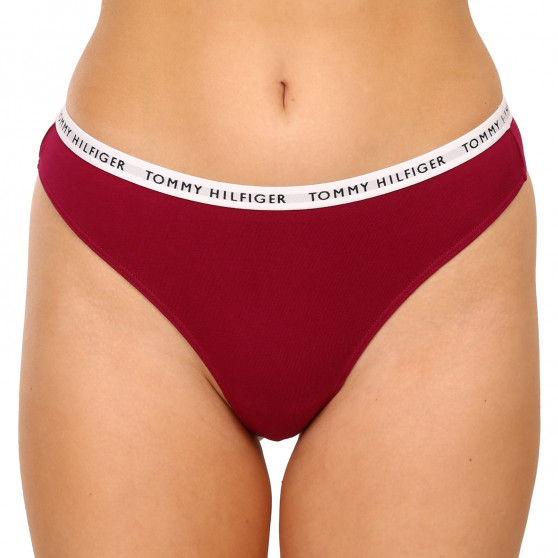 3PACK tanga de mujer Tommy Hilfiger multicolor (UW0UW02829 0XH)