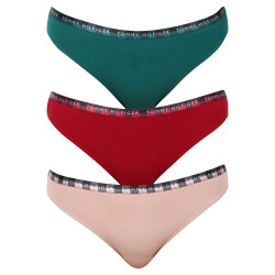 3PACK bragas de mujer Tommy Hilfiger multicolor (UW0UW02828 0WQ)