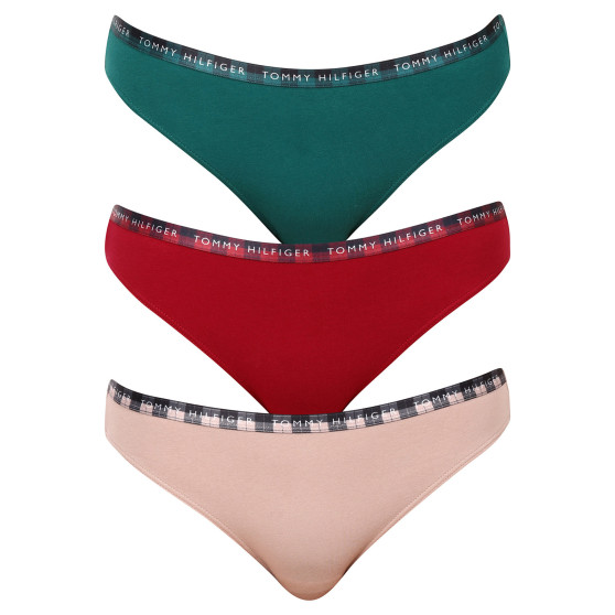 3PACK bragas de mujer Tommy Hilfiger multicolor (UW0UW02828 0WQ)