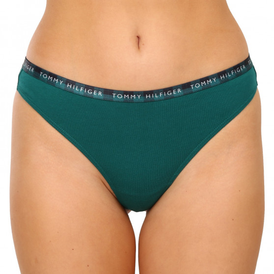 3PACK tanga de mujer Tommy Hilfiger multicolor (UW0UW03921 0WQ)