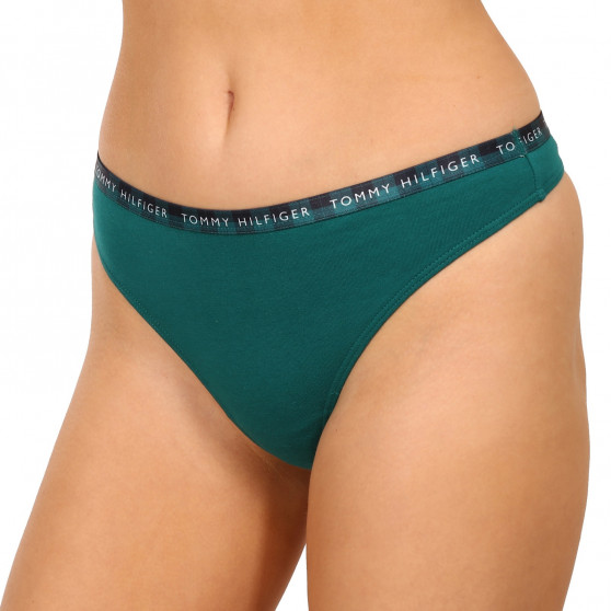 3PACK tanga de mujer Tommy Hilfiger multicolor (UW0UW03921 0WQ)