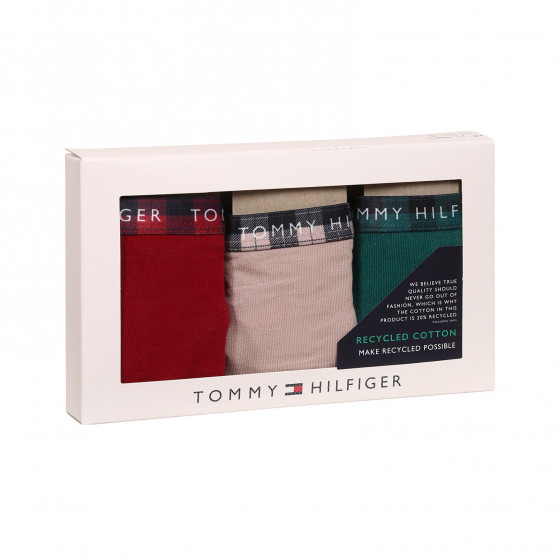 3PACK tanga de mujer Tommy Hilfiger multicolor (UW0UW03921 0WQ)