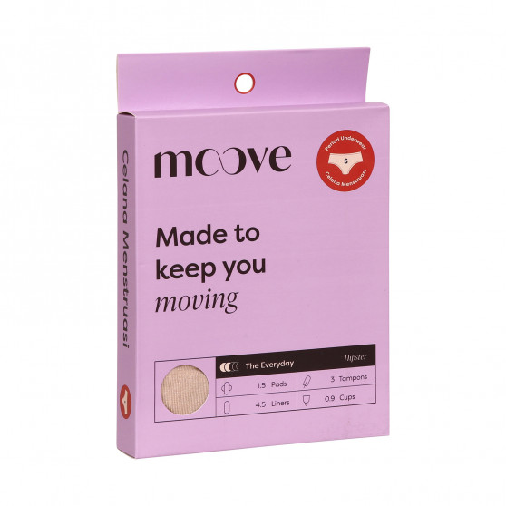 Braga menstrual de mujer Moove bamboo beige (PHPMDR-ND)