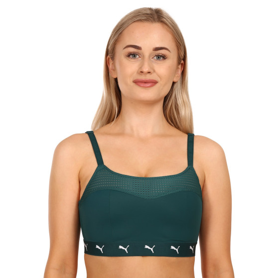 Sujetador deportivo de mujer Puma verde (701219634 002)