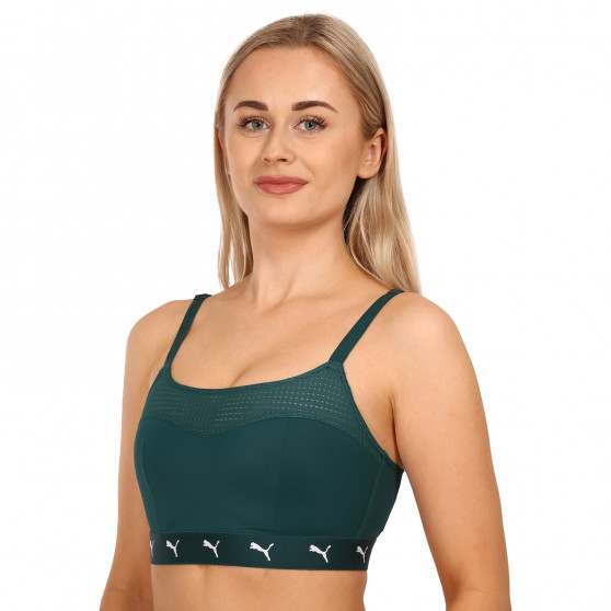 Sujetador deportivo de mujer Puma verde (701219634 002)