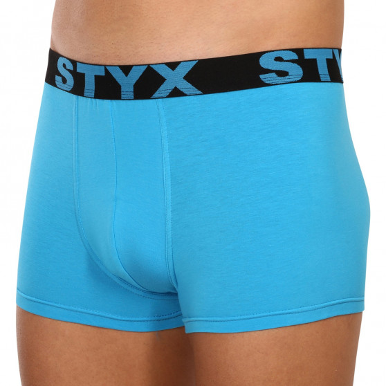 Boxers para hombre Styx deportivo elástico azul claro (G1169)