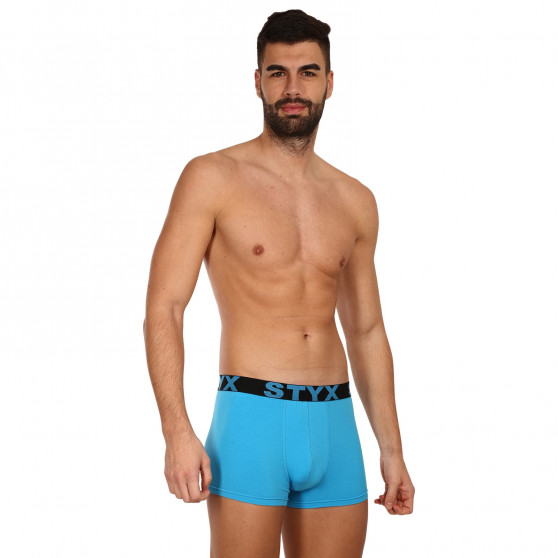 Boxers para hombre Styx deportivo elástico azul claro (G1169)