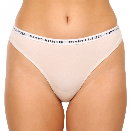 3PACK tanga de mujer Tommy Hilfiger multicolor (UW0UW02829 0R2)