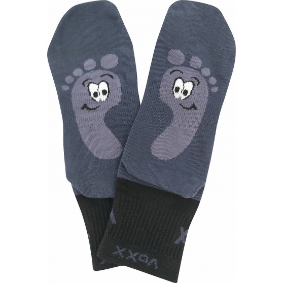 3PACK calcetines VoXX gris oscuro (Barefootan-darkgrey)