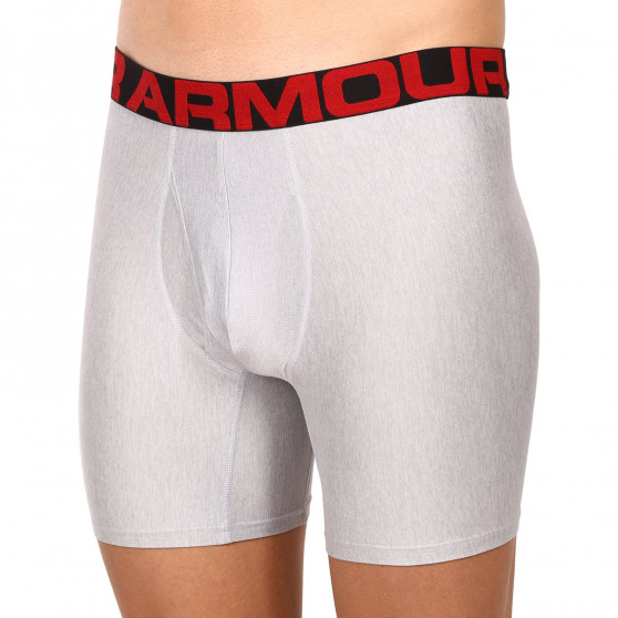 2PACK Boxers para hombre Under Armour gris (1363619 011)