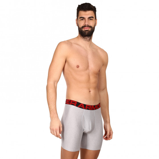 2PACK Boxers para hombre Under Armour gris (1363619 011)