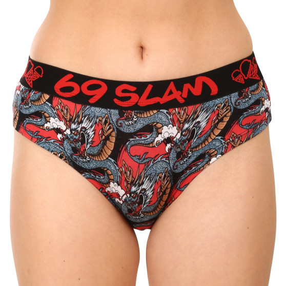 Braga de mujer 69SLAM moon dragon rojo (GWBMND-BB)