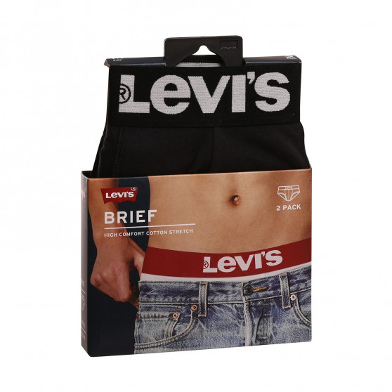 2PACK calzoncillos para hombre Levis negro (905003001 884)