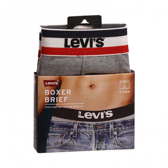 2PACK Boxers para hombre Levis multicolor (905005001 004)