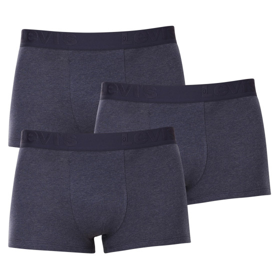 3PACK Boxers para hombre Levis azul (905042001 008)