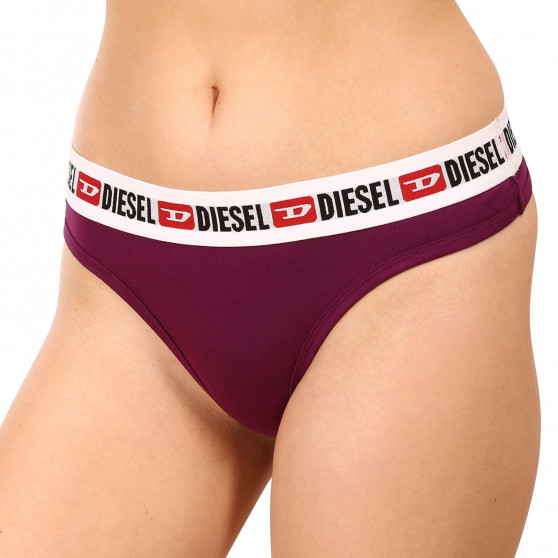 3PACK tanga de mujer Diesel multicolor (00SE0K-0EAXL-E6463)