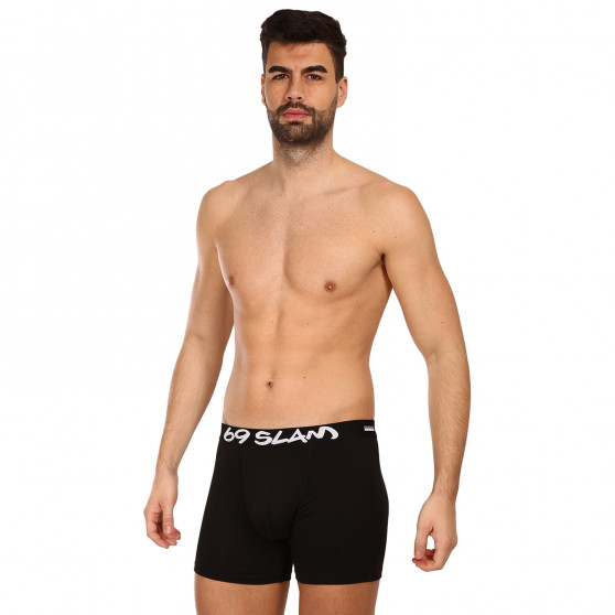 Boxers para hombre 69SLAM fit bamboo plain (MBVPLN-BK)