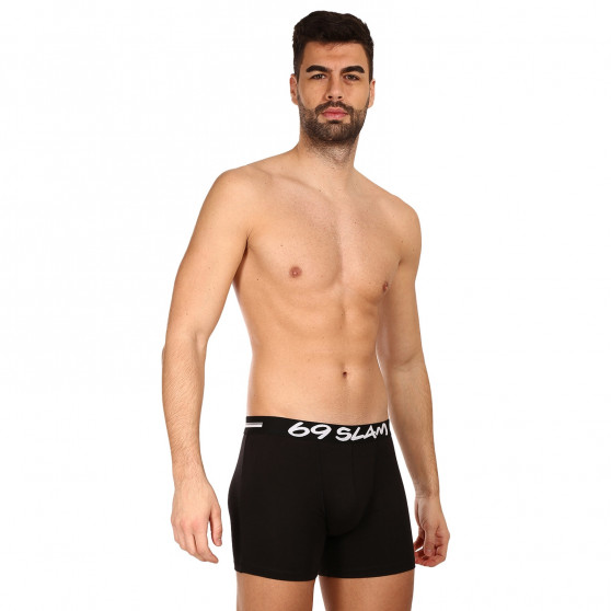 Boxers para hombre 69SLAM fit bamboo plain (MBVPLN-BK)