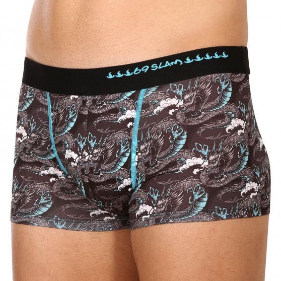 Boxers para hombre 69SLAM hip moon dragon azul (MSYMNB-PO)