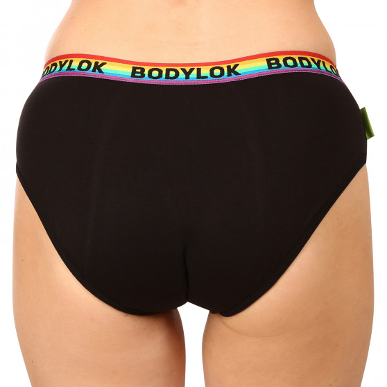 Bragas de niña Bodylok menstrual negro (BD2401)