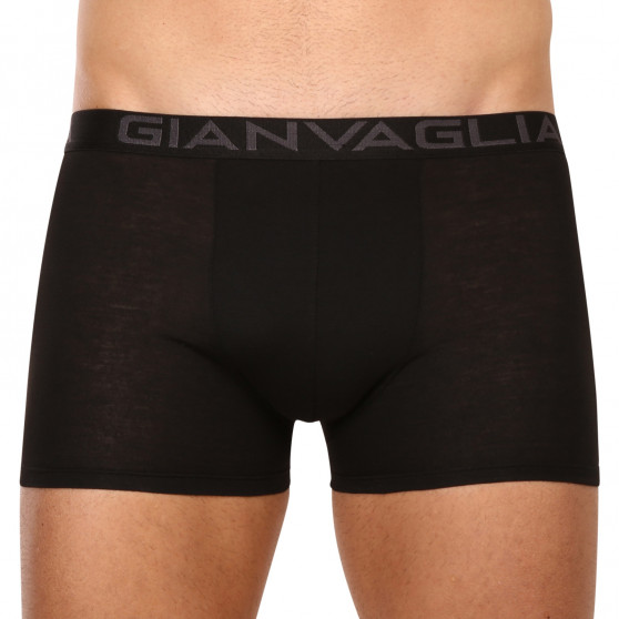 10PACK Boxers para hombre Gianvaglia negro (023)