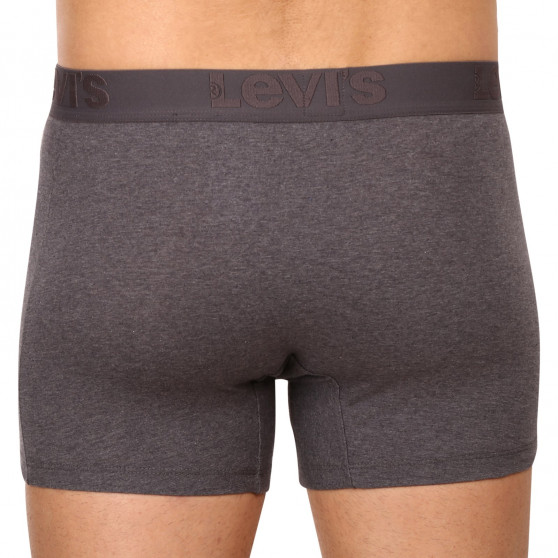 3PACK Boxers para hombre Levis gris (905045001 007)