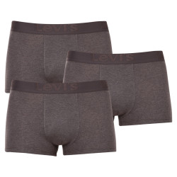 3PACK Boxers para hombre Levis gris (905042001 007)