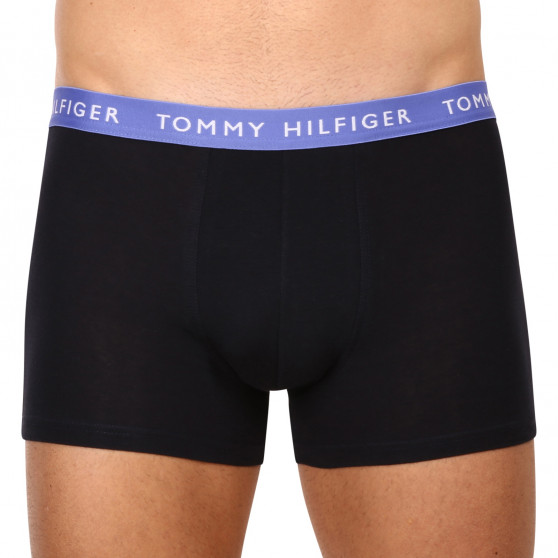 3PACK Boxers para hombre Tommy Hilfiger azul oscuro (UM0UM02324 0V1)