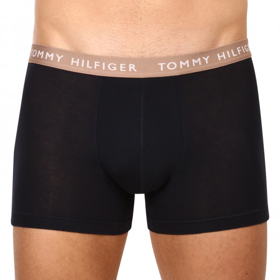 3PACK Boxers para hombre Tommy Hilfiger azul oscuro (UM0UM02324 0V1)