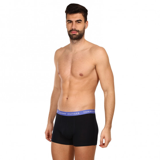 3PACK Boxers para hombre Tommy Hilfiger azul oscuro (UM0UM02324 0V1)