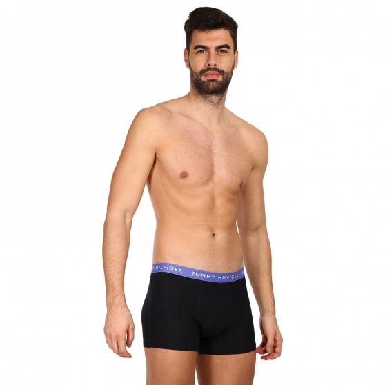 3PACK Boxers para hombre Tommy Hilfiger azul oscuro (UM0UM02324 0V1)